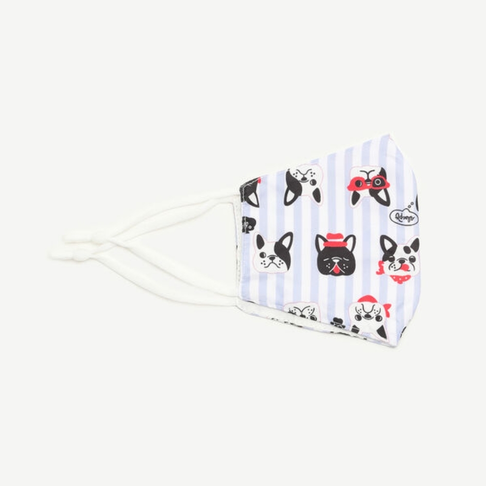 Kids Fabric Face Mask, Cat & Dog Print NWT